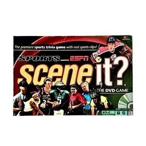 Scene It? ESPN Sports Trivia Game Vintage Y2K DVD Game Board Game Party Games